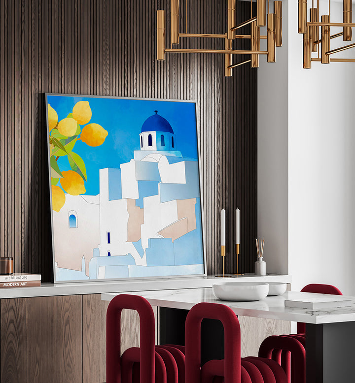 SANTORINI NEU , TRAVEL POSTERS