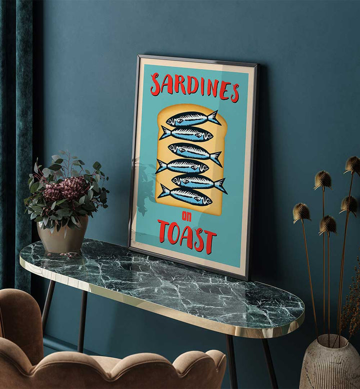 SARDINES ON TOAST , BAR & CAFE ART