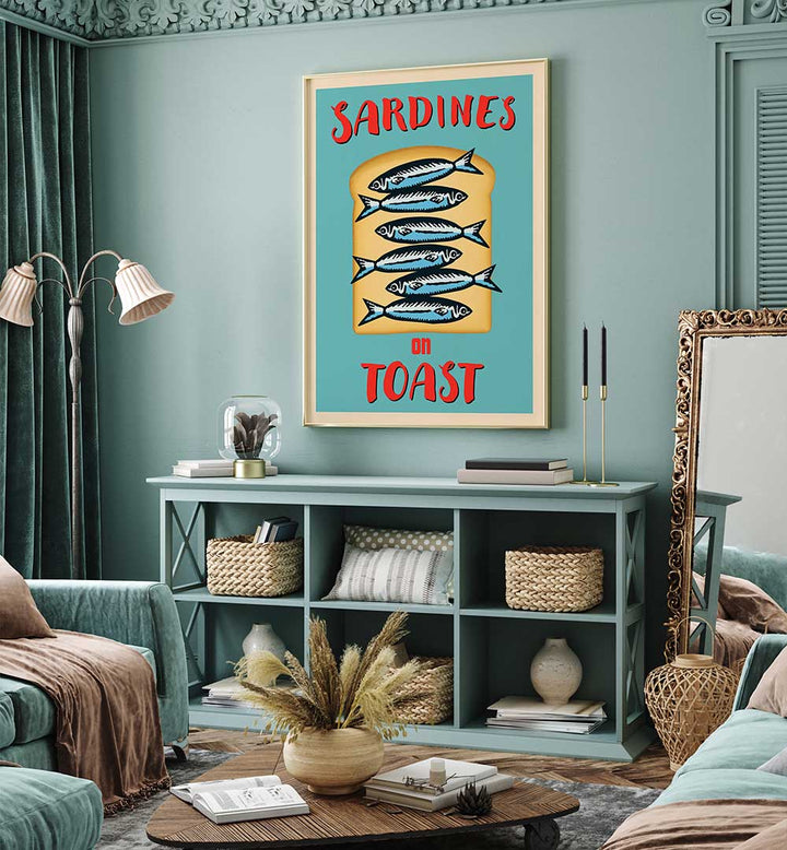 SARDINES ON TOAST , BAR & CAFE ART