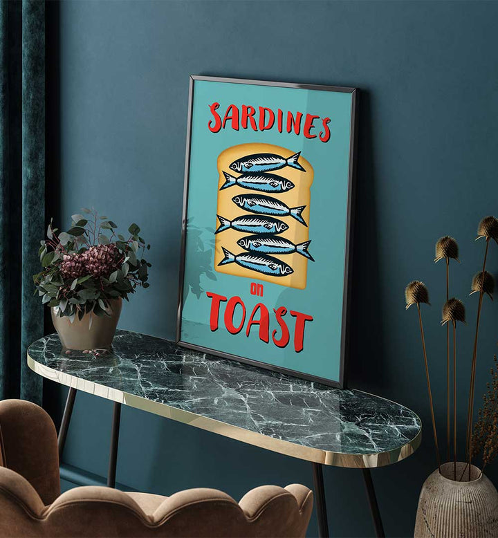 SARDINES ON TOAST II , BAR & CAFE ART