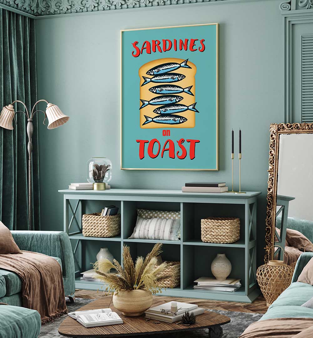 SARDINES ON TOAST II , BAR & CAFE ART