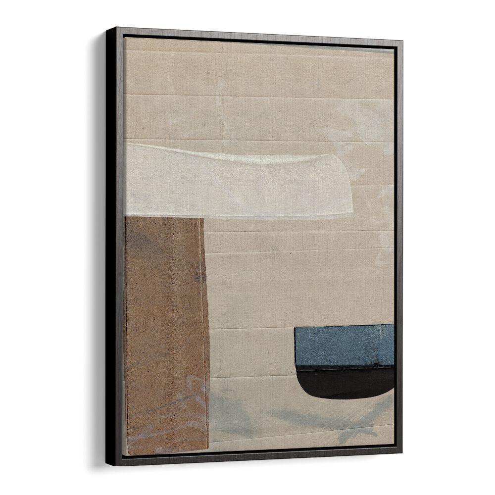 Sauna By Dan Hob day Abstract Art Artwork in Black Floater Frame
