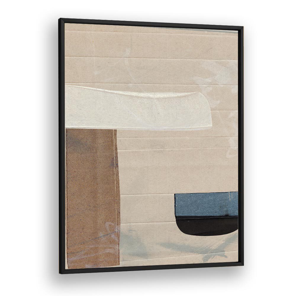 Sauna By Dan Hob day Abstract Art Artwork in Black Plain Frame
