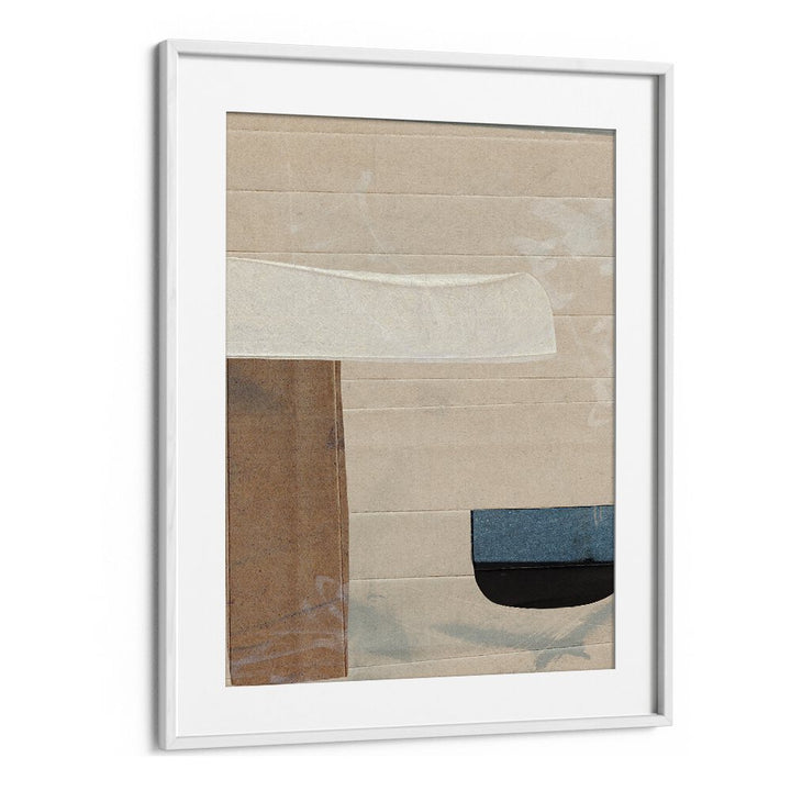 Sauna  By Dan Hob day Abstract Art Artwork  in White frame With Mount