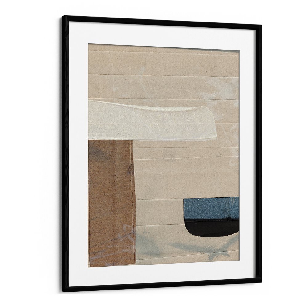 Sauna By Dan Hob day Abstract Art Artwork in Black Frame With Mount