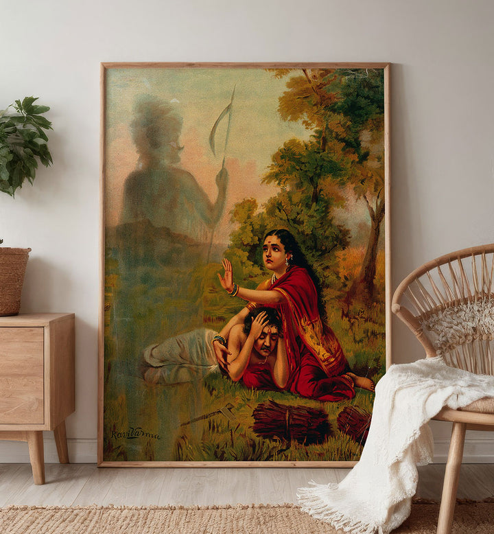 SAVITRI PLEADING WITH YAMA FOR HER HUSBAND