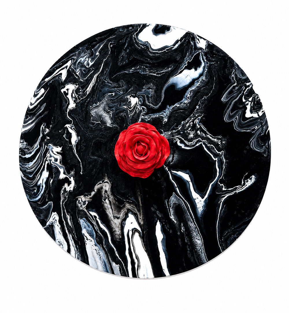 SCARLET BLOOM  , HANDMADE ARTWORKS