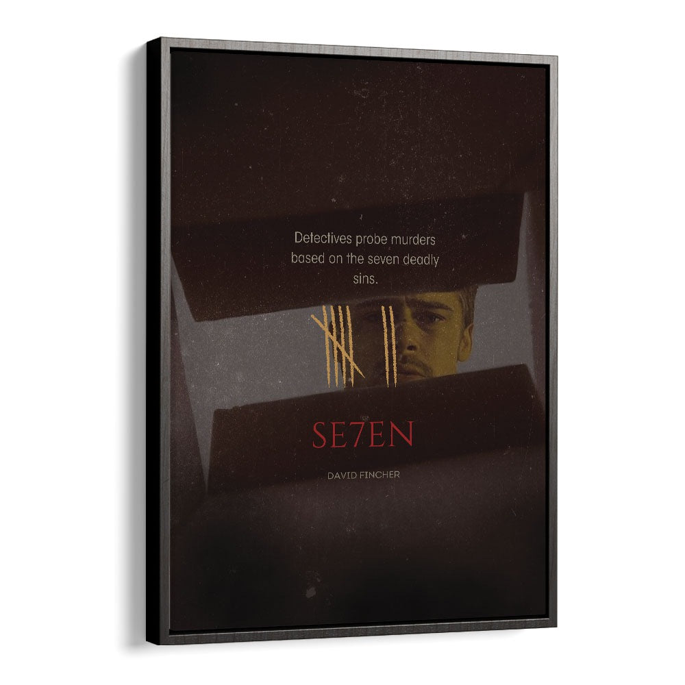 SE7EN By Grishma Korjani Movie Posters in Black Floater Frame