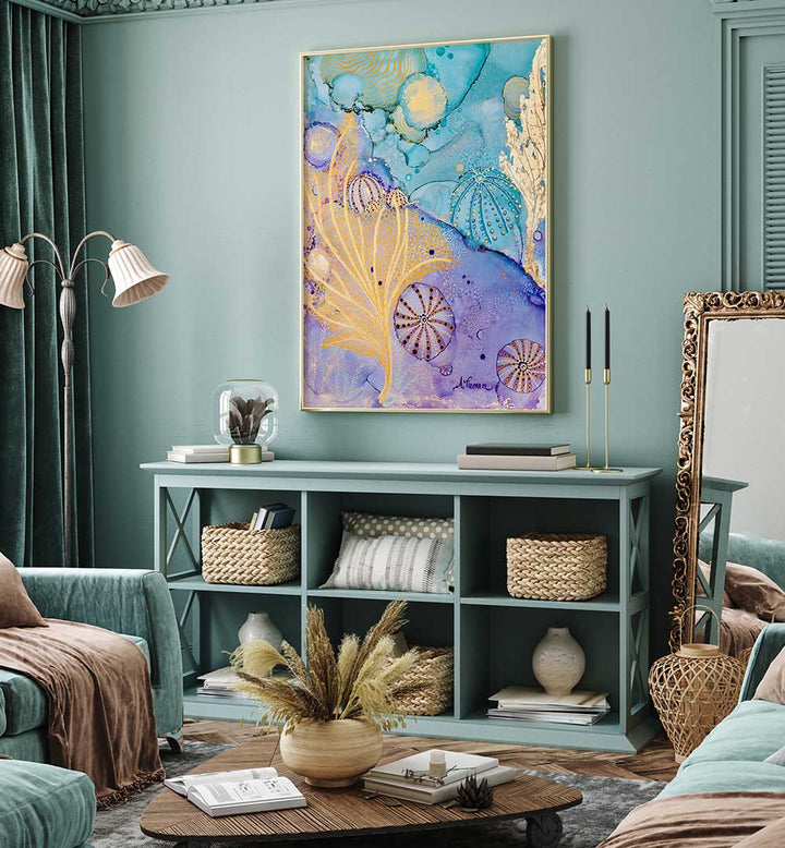 Transform your space with SEA URCHIN HIDEAWAY, BEACH PAINTINGS, capturing serene coastal beauty perfectly.