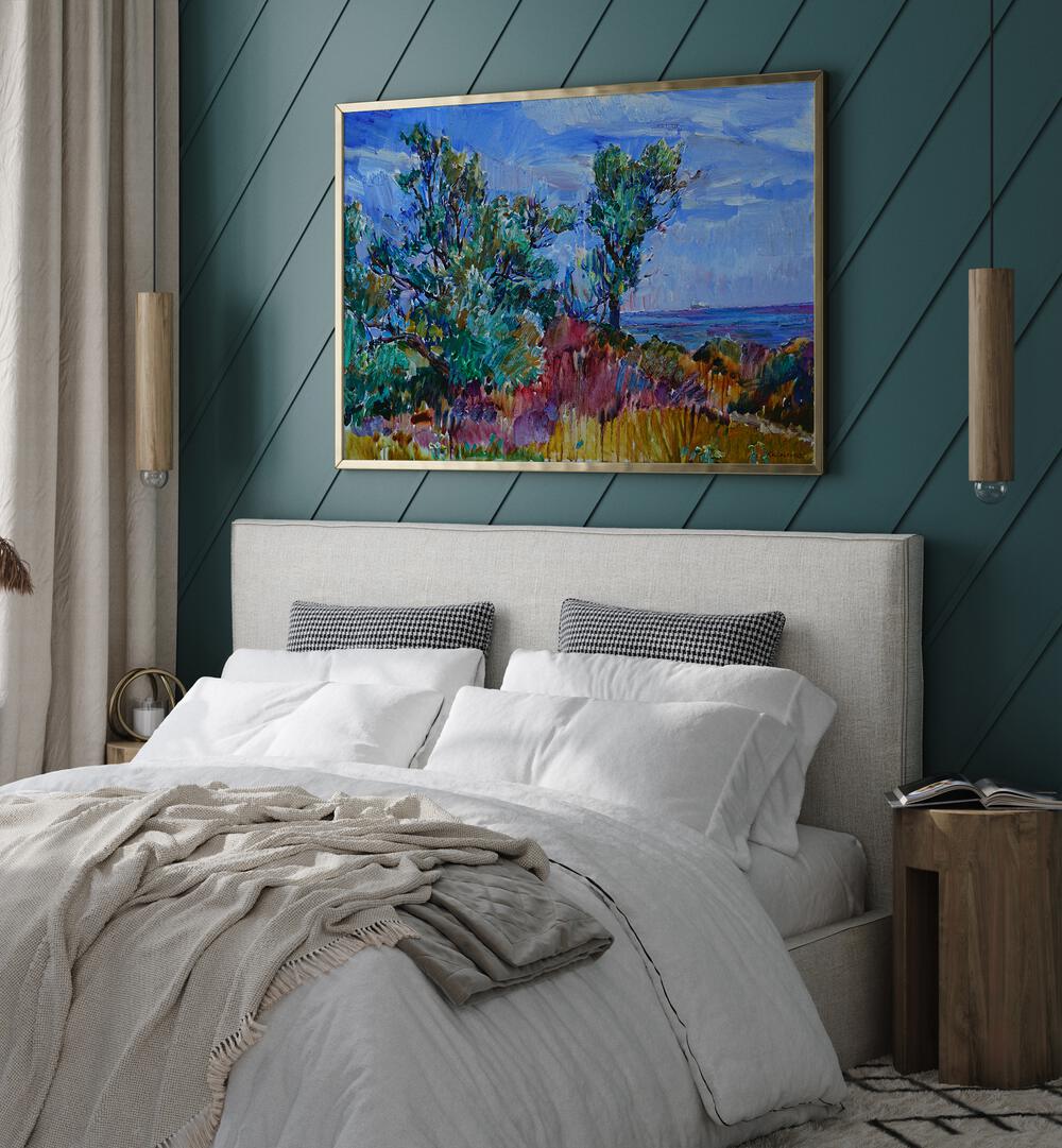 Bright and vibrant SEASHORE PLANTS XLIII, LANDSCAPE PAINTINGS, perfect for enhancing your coastal decor.
