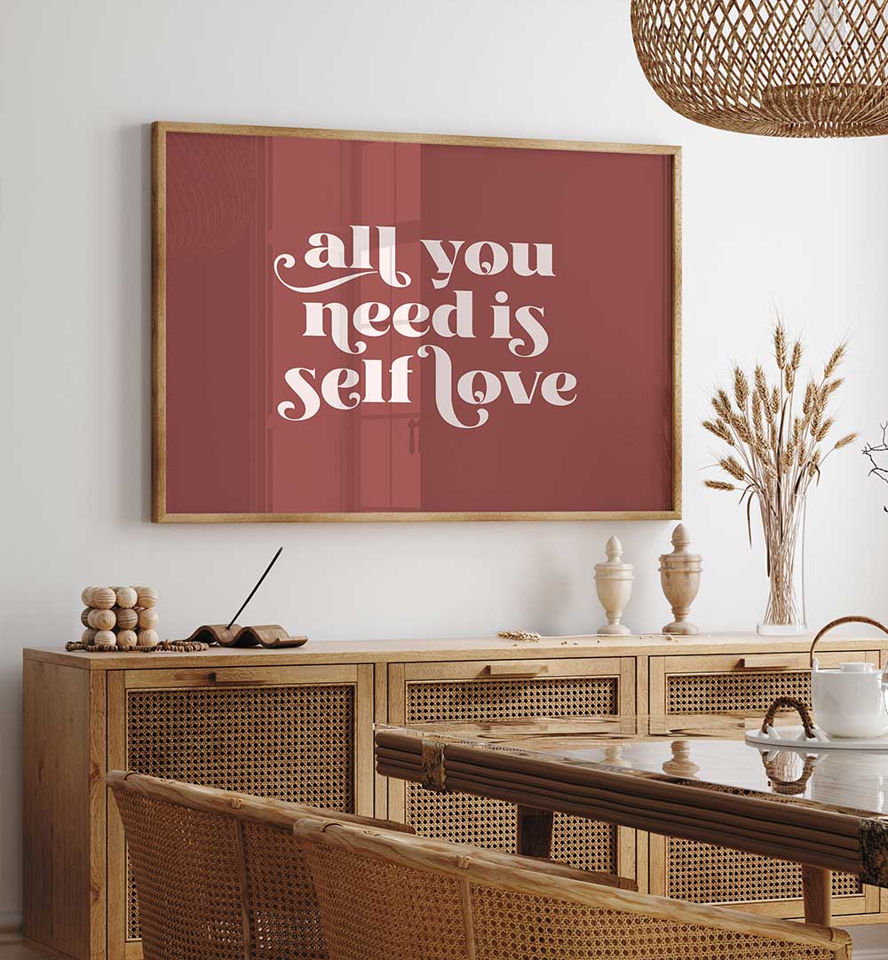 SELF LOVE I , QUOTES & TYPOGRAPHY POSTERS