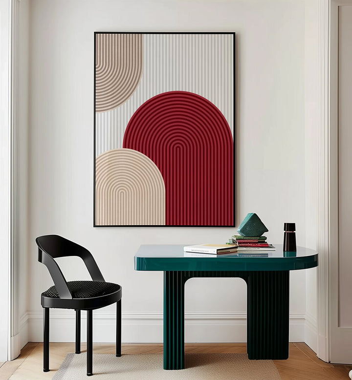 SEMICIRCLES IV , GEOMETRIC ART PRINTS