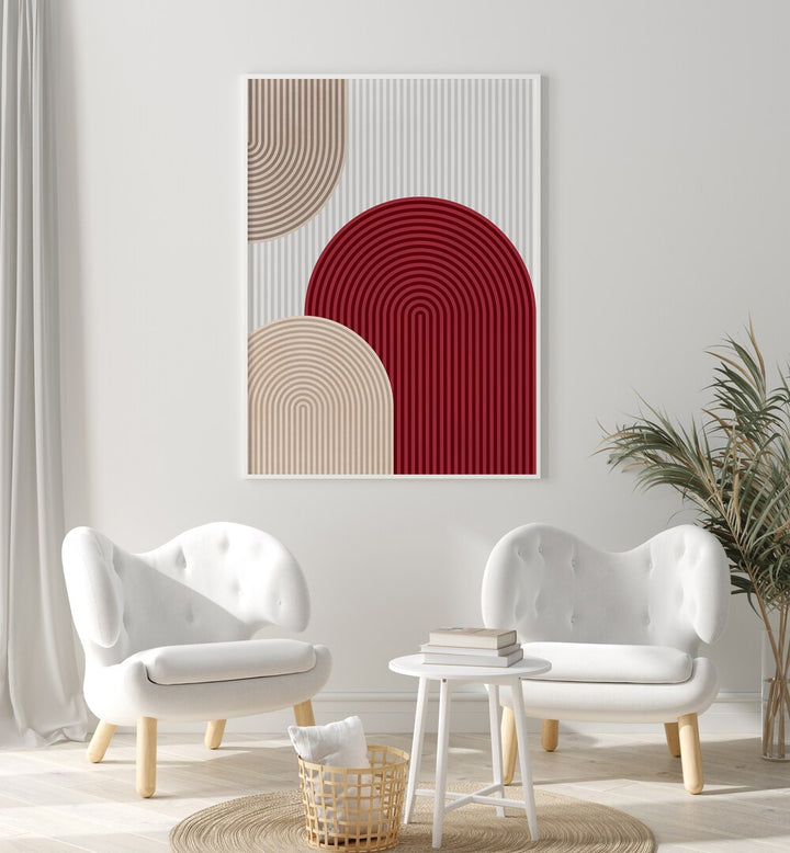 SEMICIRCLES IV , GEOMETRIC ART PRINTS