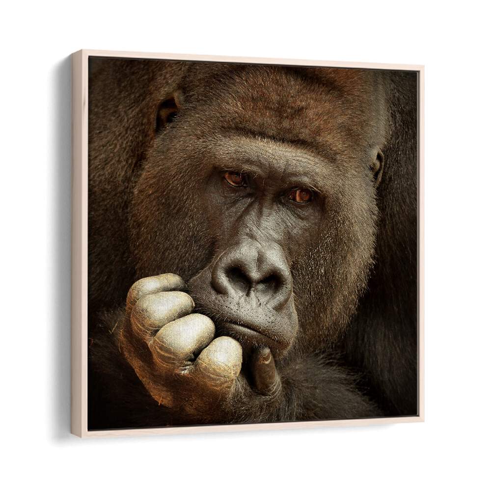 SENSE OF LIFE WILDLIFE-PHOTOGRAPHY in Oak Wood Floater Frame