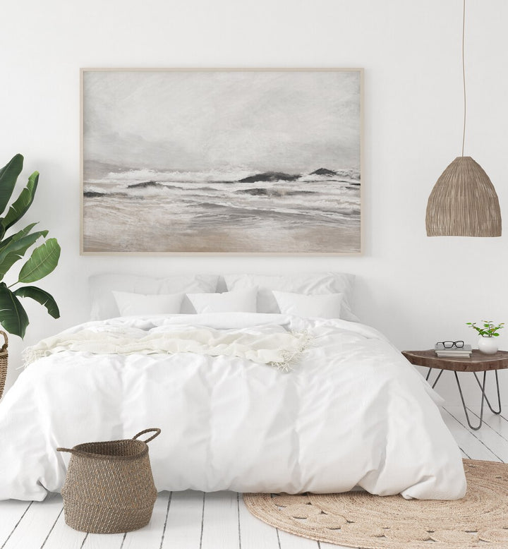 Transform your space with SEPTEMBER COAST, ABSTRACT PAINTINGS featuring serene coastal hues and textures.