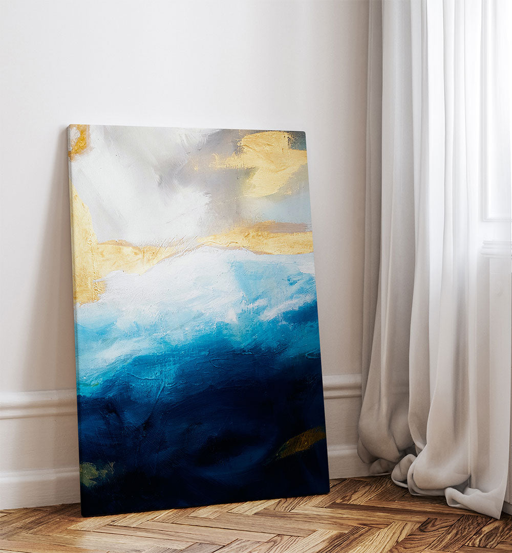 SERENADE IN BLUE , ABSTRACT PAINTINGS