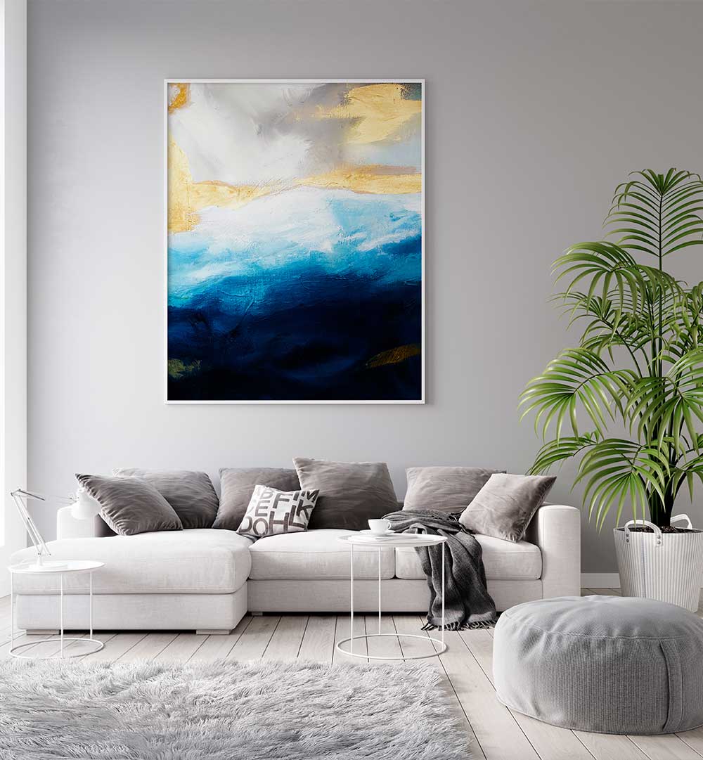 SERENADE IN BLUE , ABSTRACT PAINTINGS