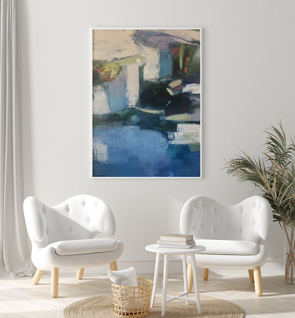 SERENE BLUE ABSTRACTION