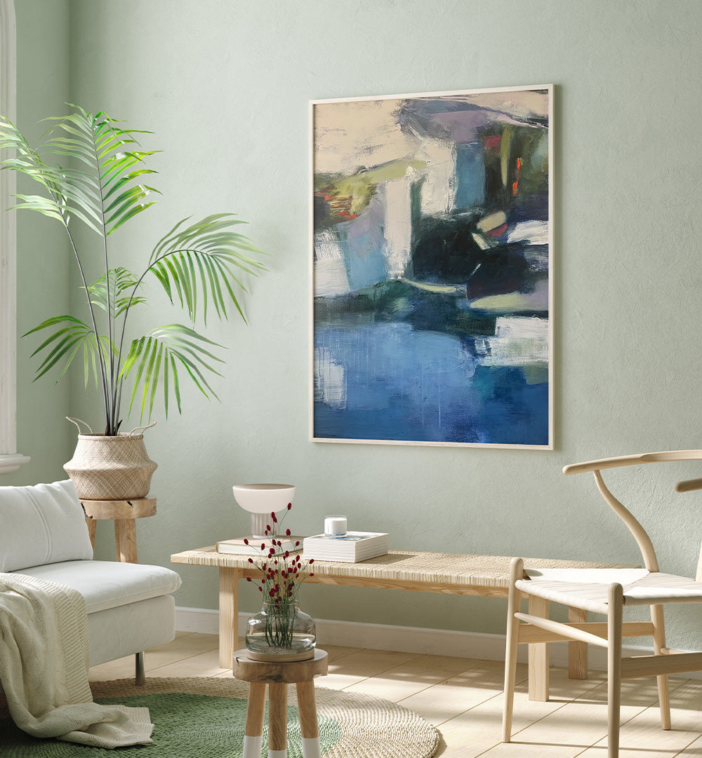 SERENE BLUE ABSTRACTION
