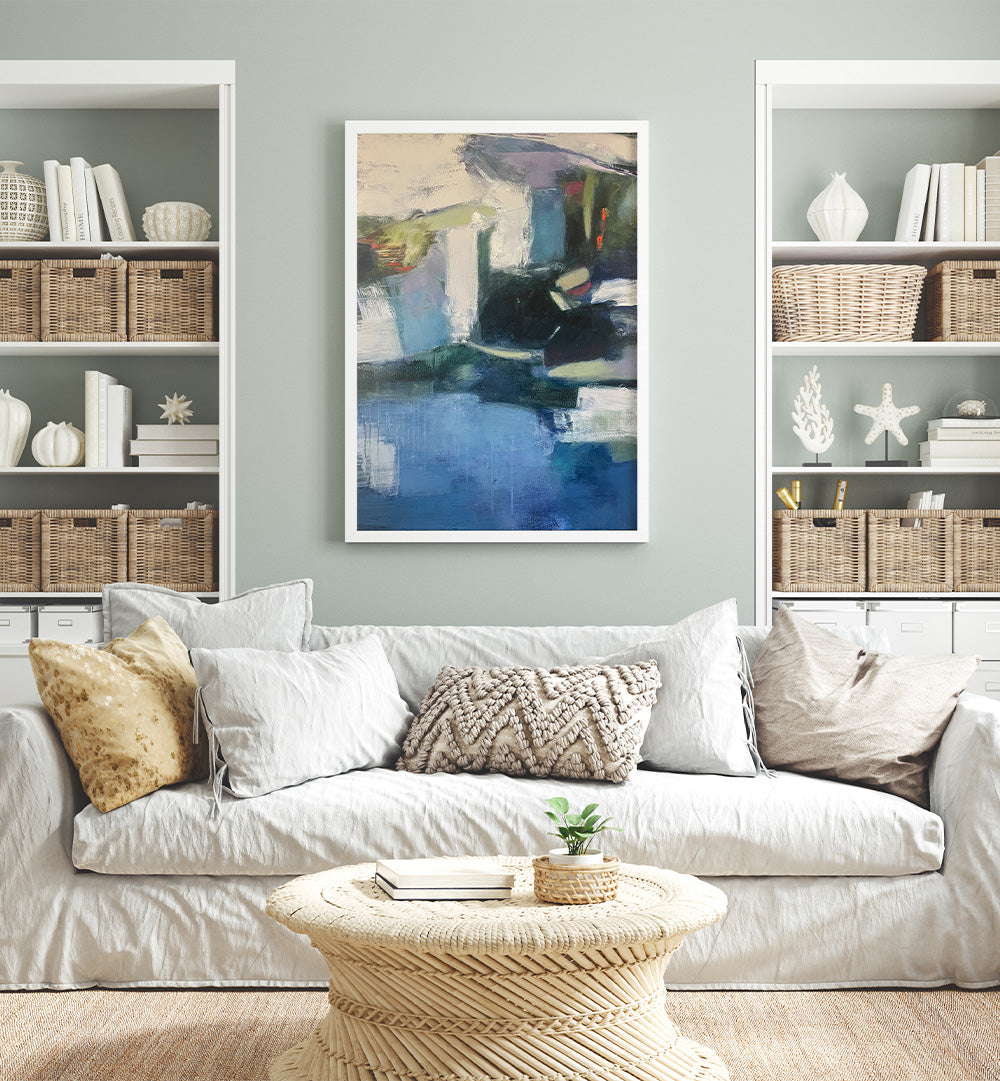 SERENE BLUE ABSTRACTION