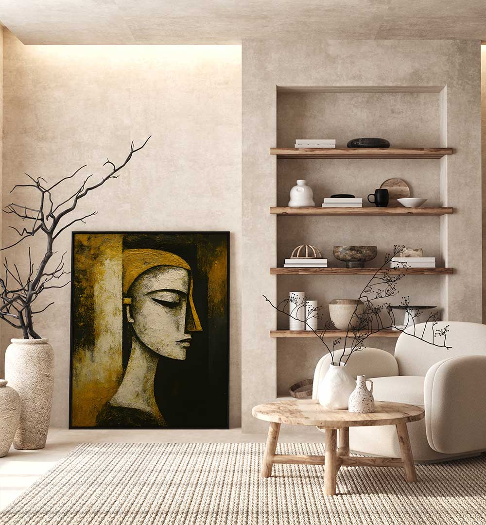 SERENE ISOLATION , EXPRESSIONISM PAINTINGS