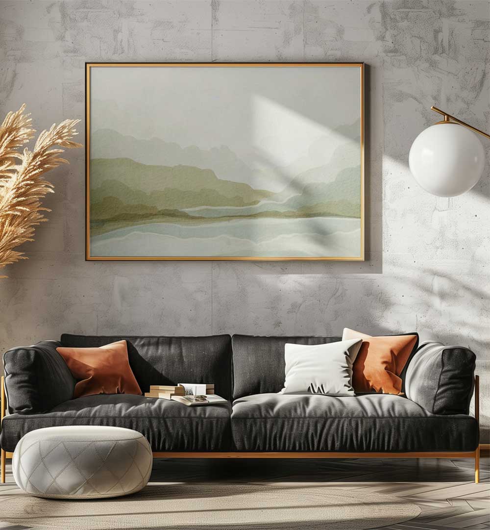 SERENE LANDSCAPE , LANDSCAPE PAINTINGS