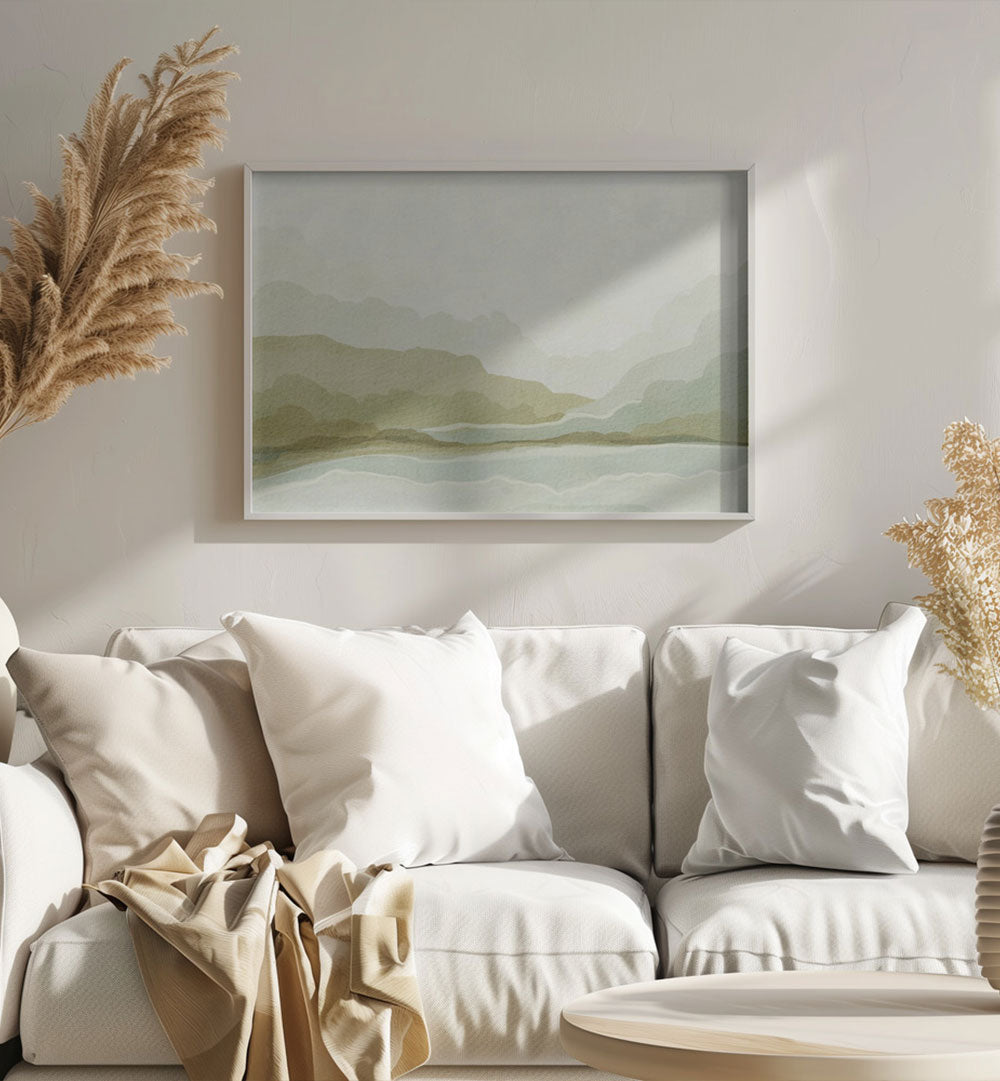 SERENE LANDSCAPE , LANDSCAPE PAINTINGS