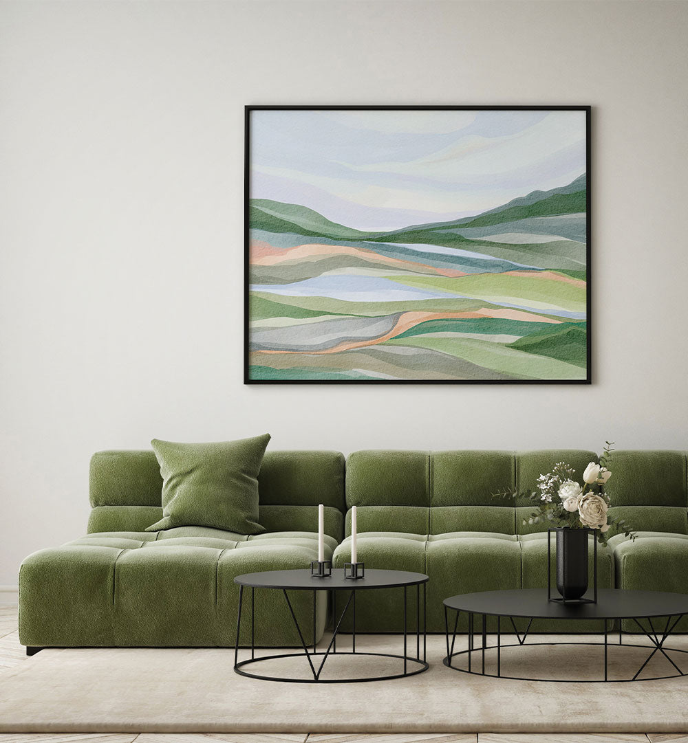 SERENE LAYERED LANDSCAPE