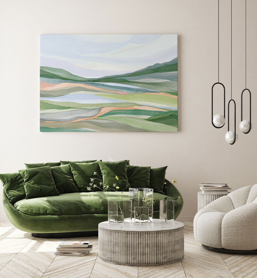 SERENE LAYERED LANDSCAPE