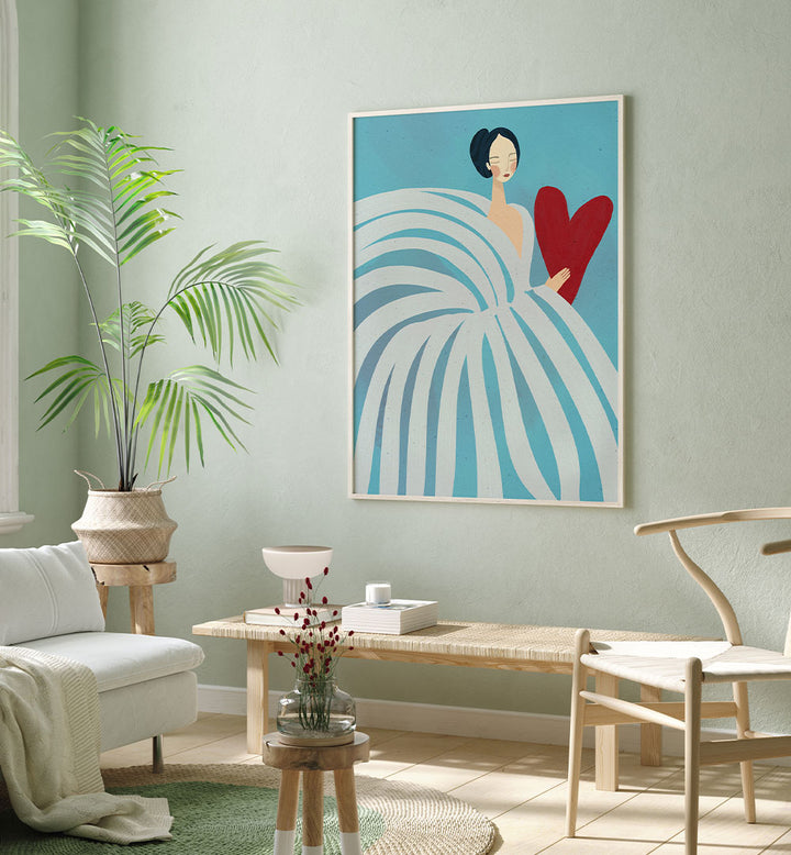 SERENE WOMAN WITH HEART
