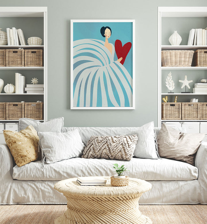 SERENE WOMAN WITH HEART