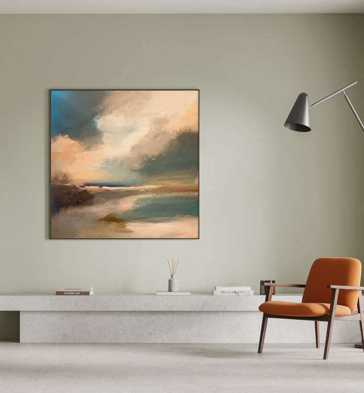 Transform your space with SERENE SEASCAPE DYNAMIC SKY, stunning landscape paintings that evoke tranquility and beauty.