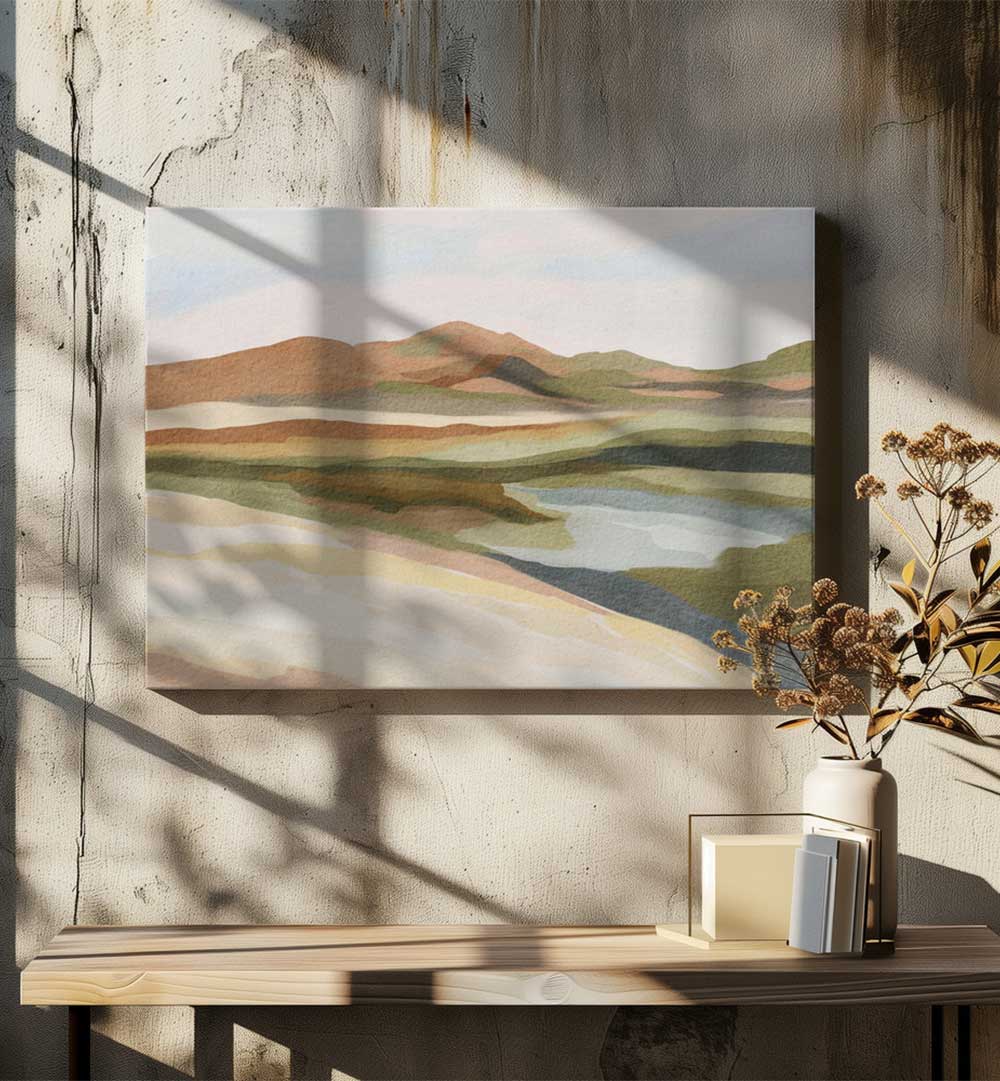 SERENITY WESTERN , LANDSCAPE PAINTINGS