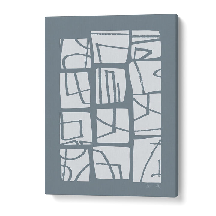 Shapes And Lines By Dan Hob day Abstract Art Artwork in Gallery Wrap