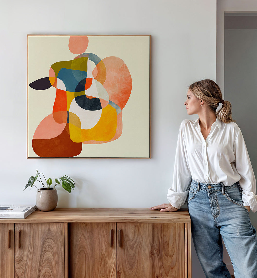 SHAPES VI , ABSTRACT PAINTINGS
