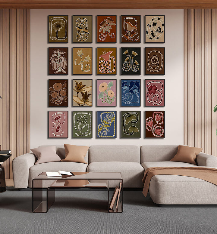 PATTERNS OF BLOOM GALLERY WALL , GALLERY WALLS & SETS