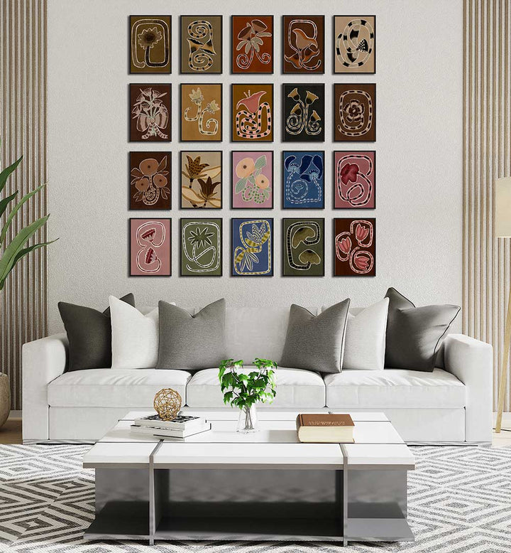 PATTERNS OF BLOOM GALLERY WALL , GALLERY WALLS & SETS