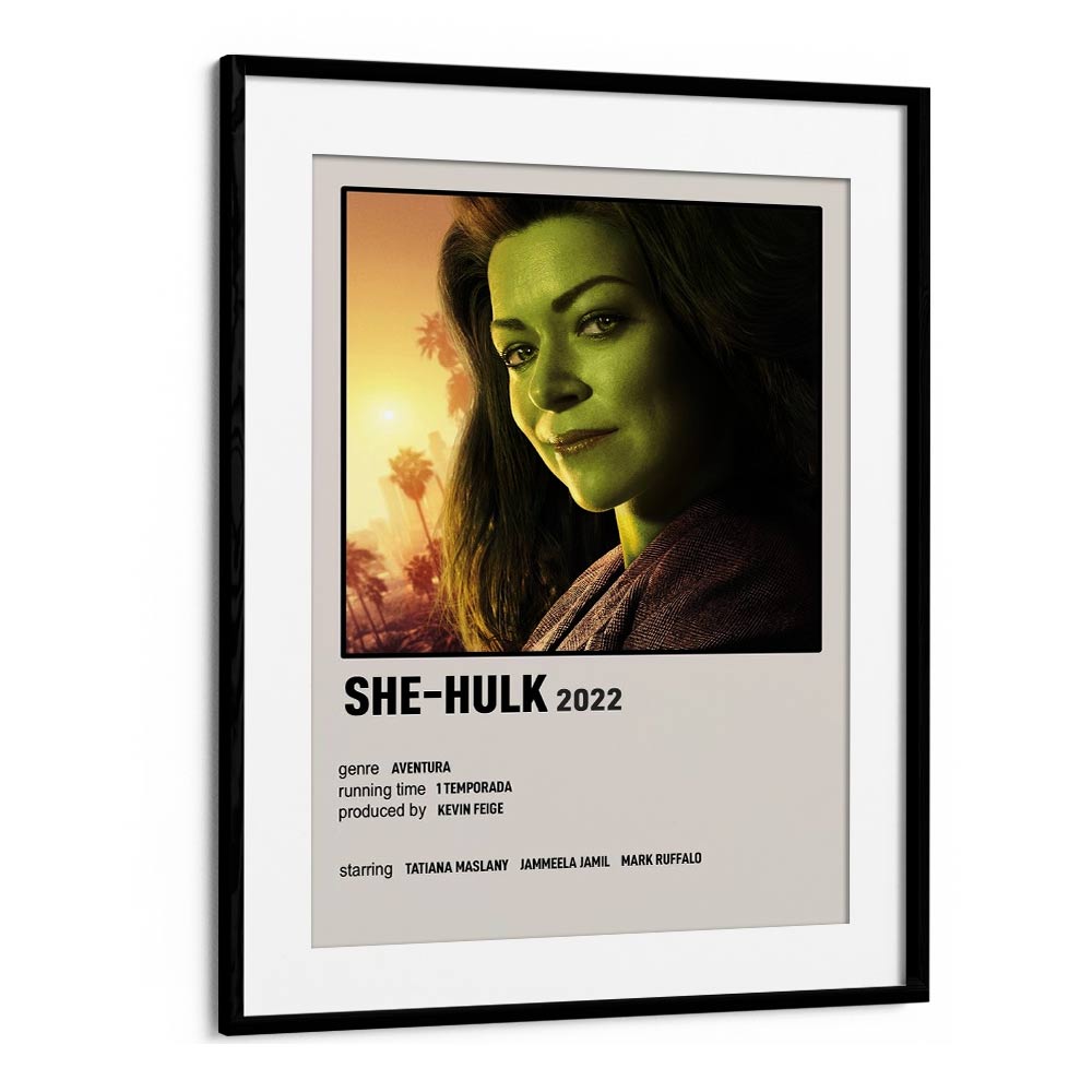 SHE-HULK 2022 MOVIE POSTERS in Black Frame With Mount