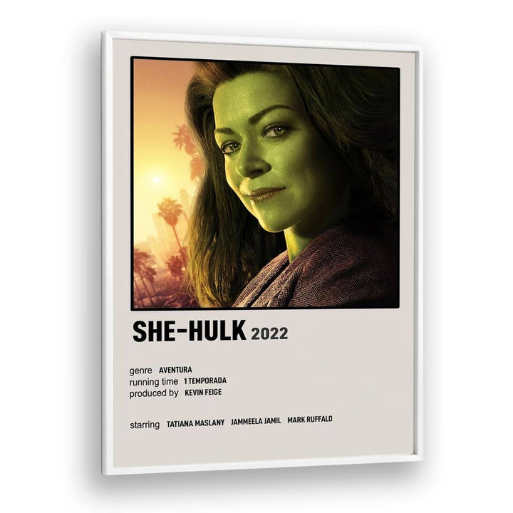 SHE-HULK 2022 MOVIE POSTERS in White Plain Frame