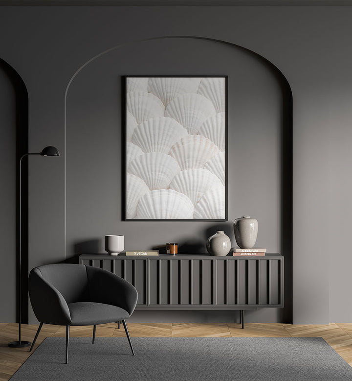SHELLS III, BEACH PAINTINGS bring serene coastal vibes to your home, enhancing any space with ocean-inspired elegance.
