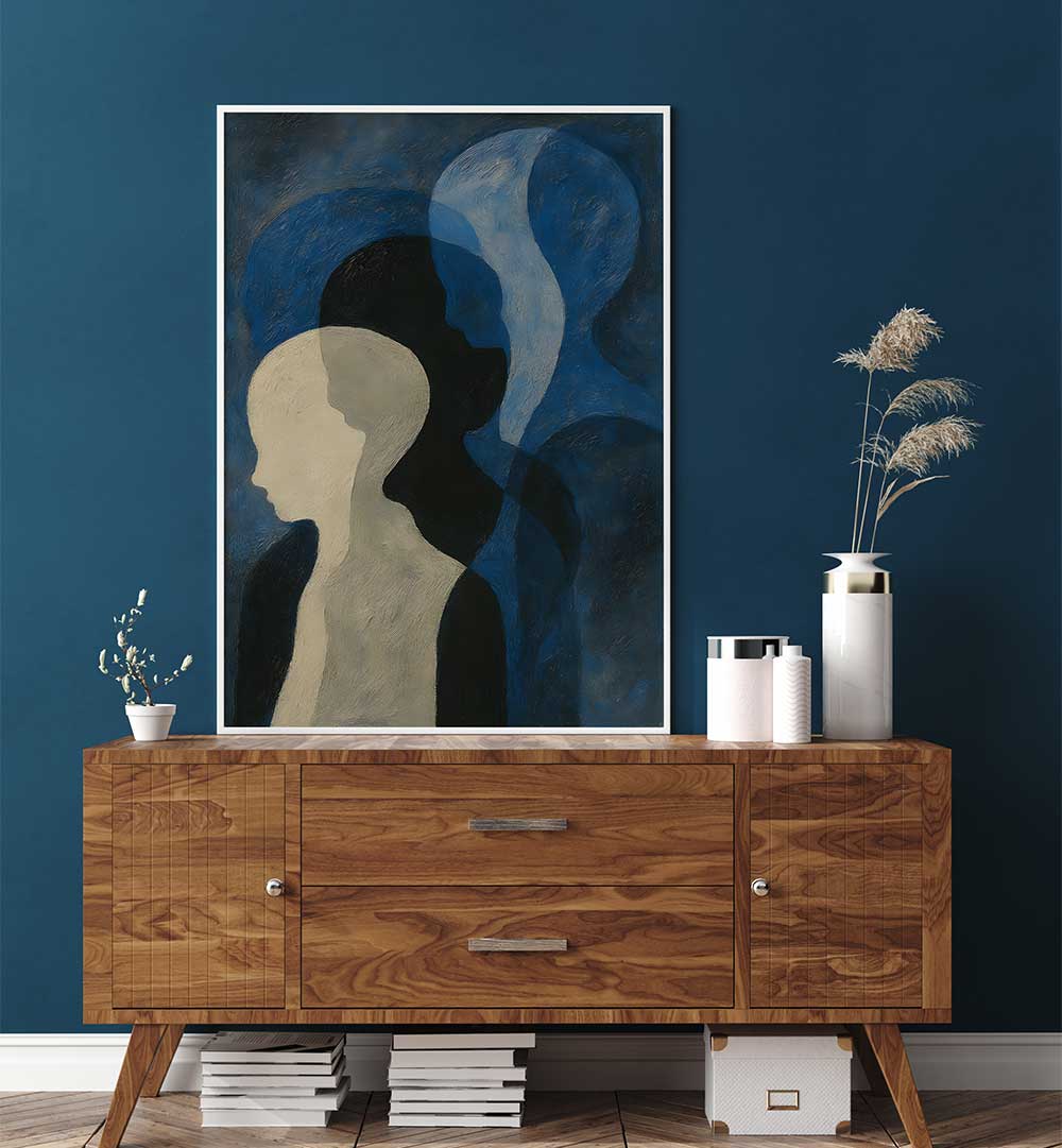 SILENT ECLIPSE , EXPRESSIONISM PAINTINGS