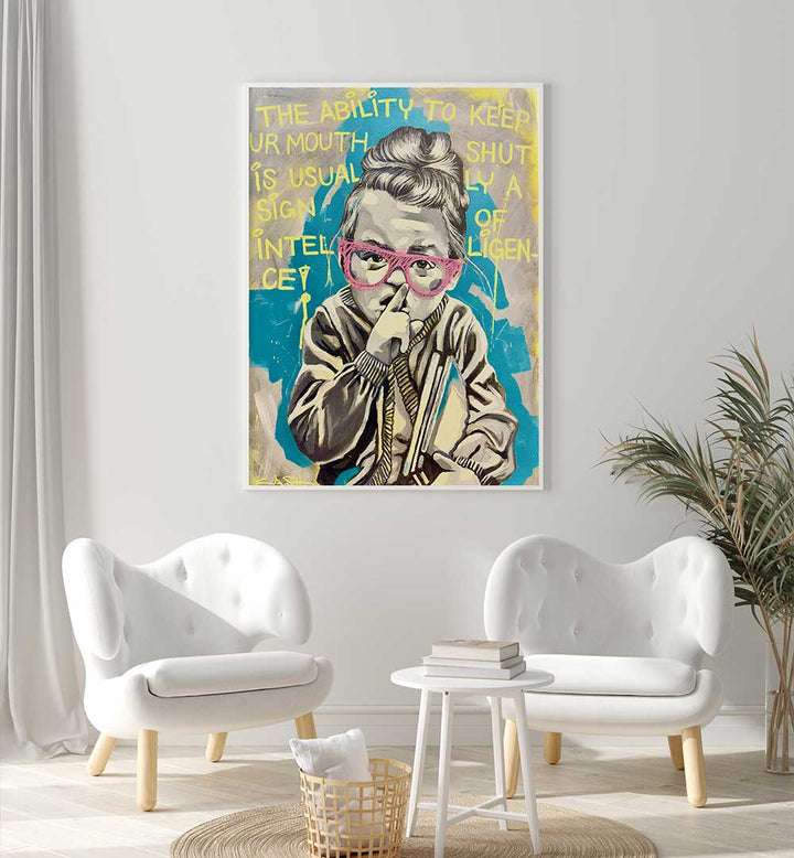 SILENT WISDOM KID , POP ART PAINTINGS