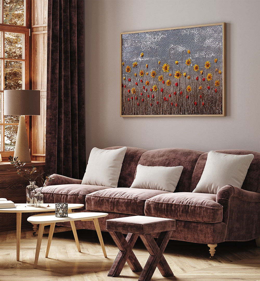 SILENT BLOSSOMS , FLORAL FLOWER PAINTINGS