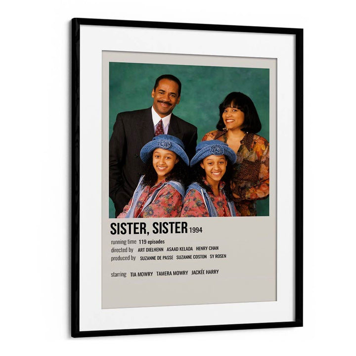 SISTER SISTER 1994 MOVIE POSTERS in Black Frame With Mount