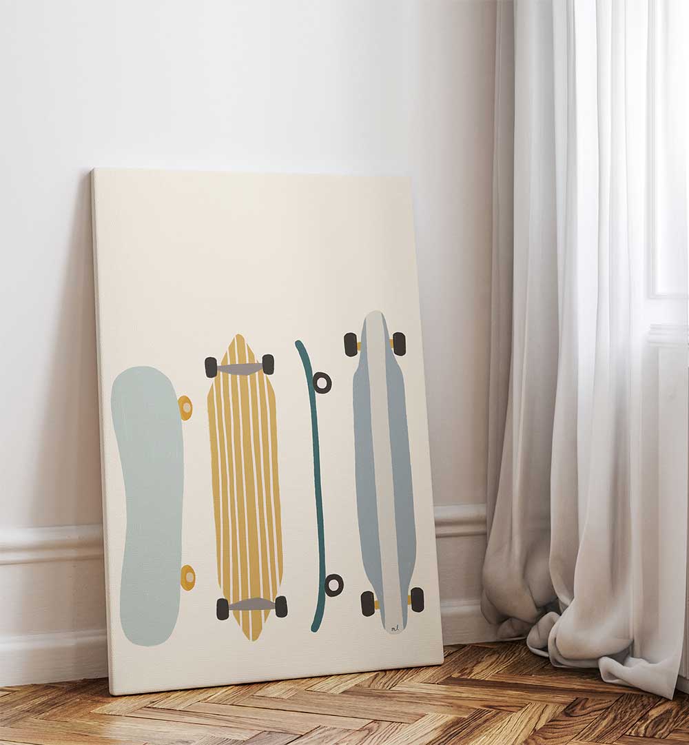 SKATEBOARDS , KIDS ROOM PAINTINGS