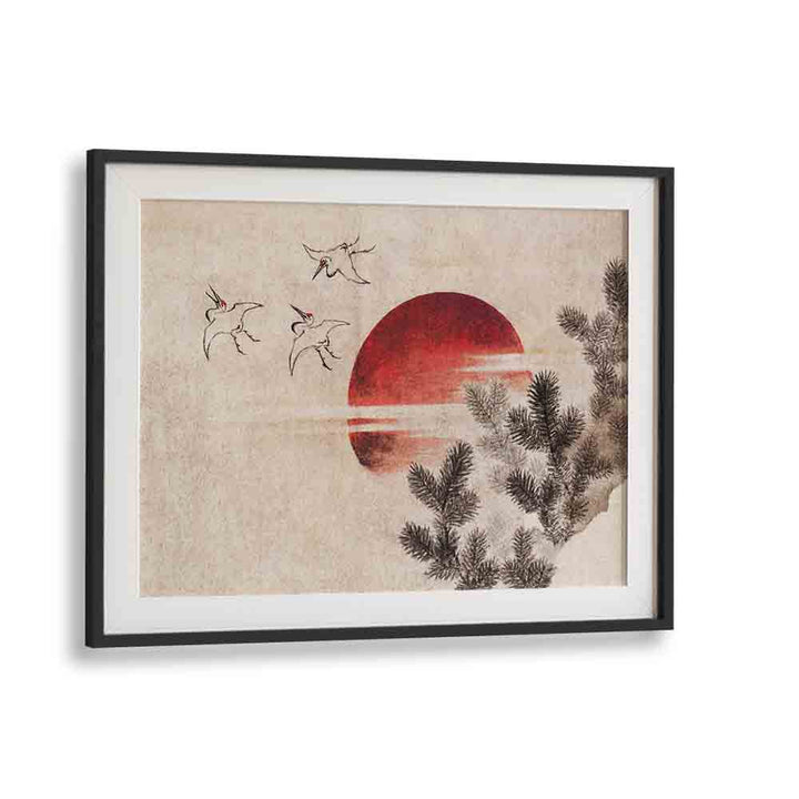 Sketches (1814) Japanese Art Artwork in Black Frame With Mount
