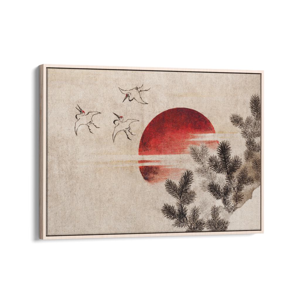 SKETCHES (1814) Japanese Art Artwork in Oak Wood Floater Frame