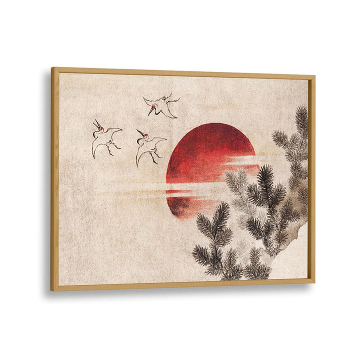 SKETCHES (1814) Japanese Art Artwork in Oak Wood Plain Frame