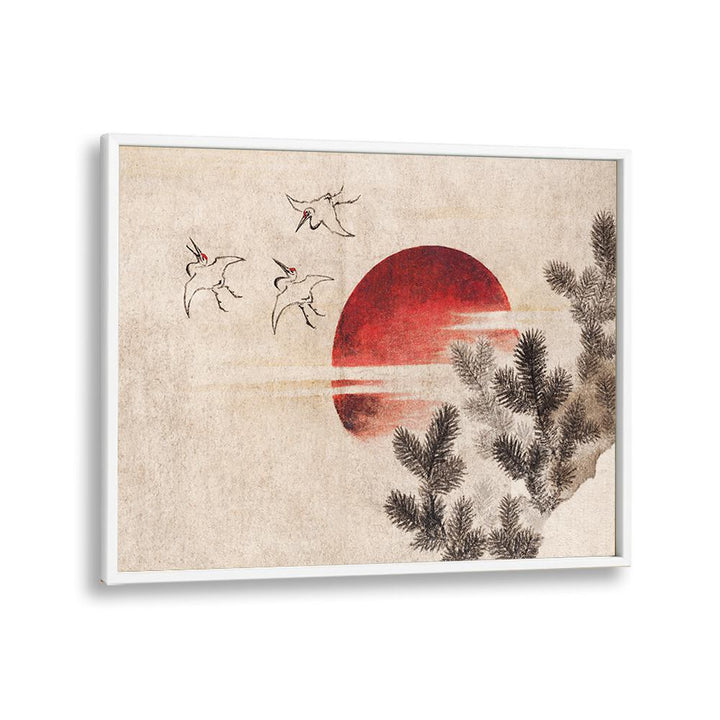 SKETCHES (1814) Japanese Art Artwork in White Plain Frame