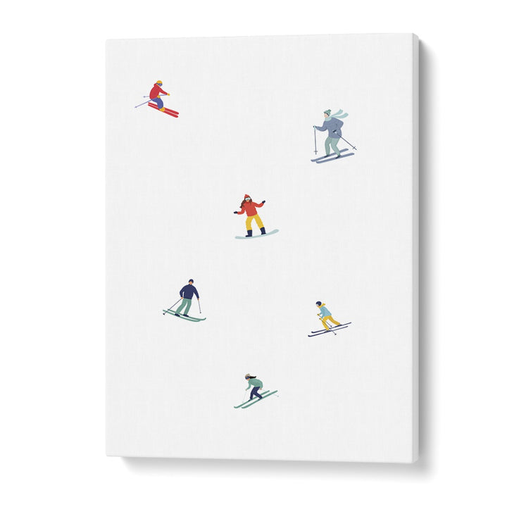 Ski on ice Sports Art Artwork in Gallery Wrap